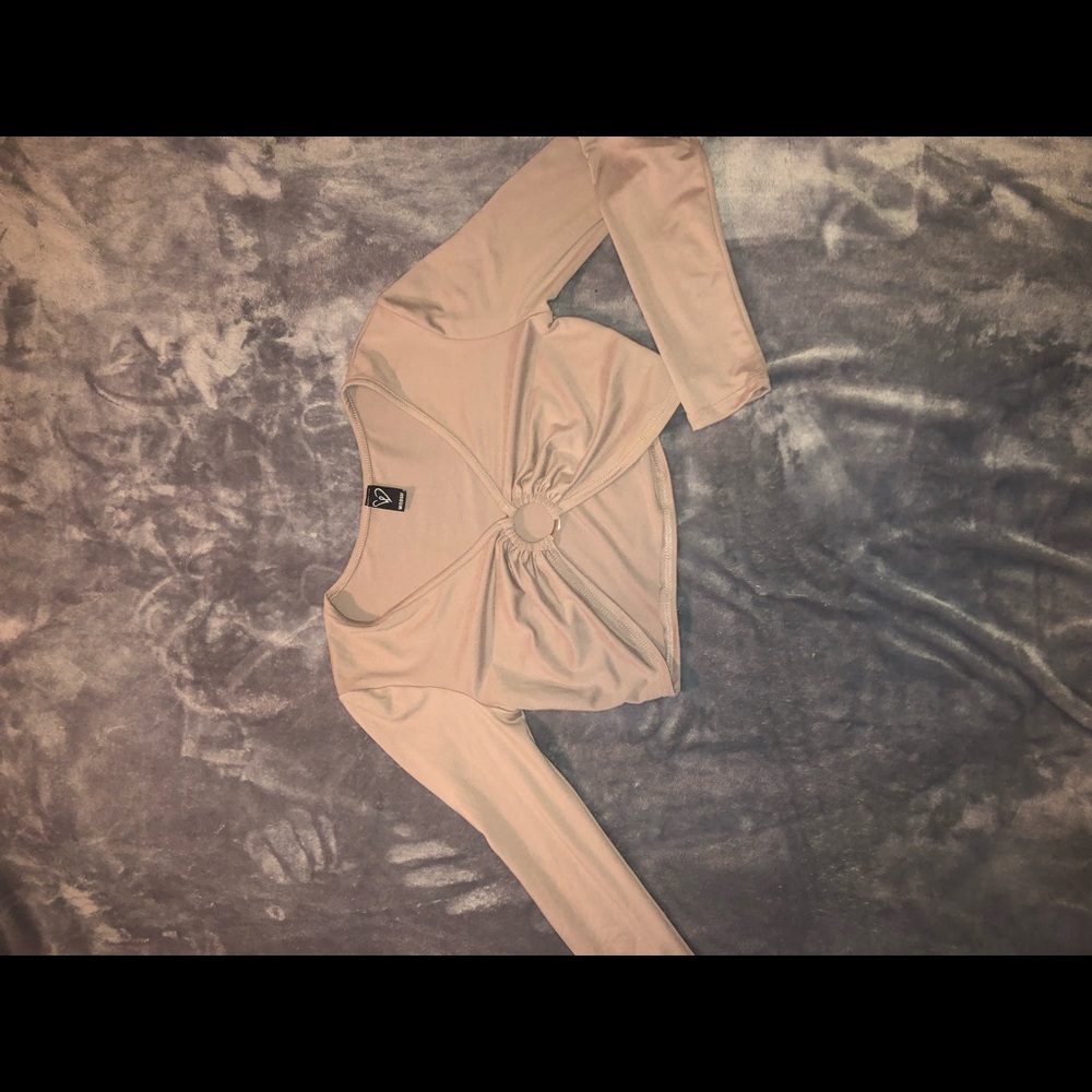 Tan Crop Top
